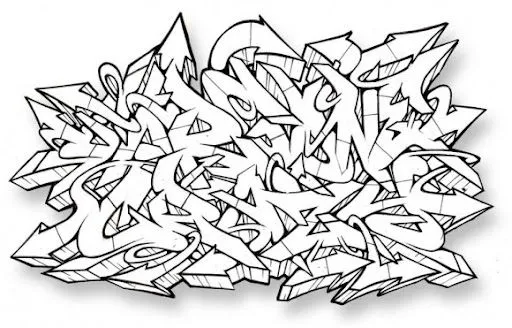 Letras wildstyle abecedario - Imagui