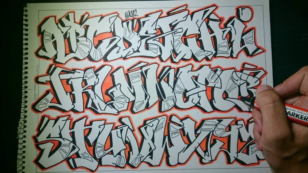 Abecedario en Graffiti - Todas las letras - YouTube Abecedario en Graffiti - Todas las letras - YouTube