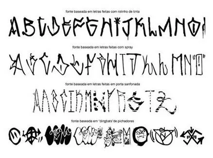El abecedario en graffitis letra por letra - Imagui