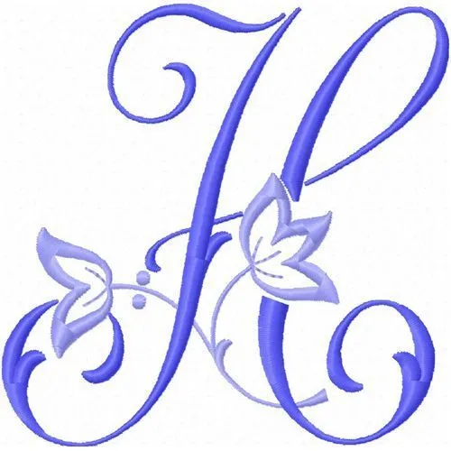 ABECEDARIO CON IMAGENES: ALFABETO CON BORDADO DE FLOR AZUL ABECEDARIO CON IMAGENES: ALFABETO CON BORDADO DE FLOR AZUL