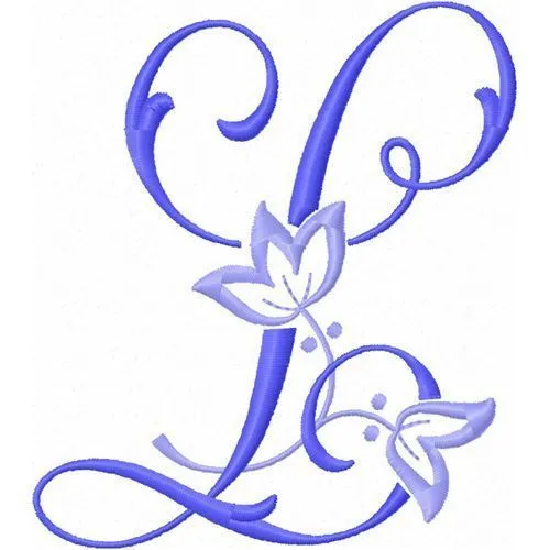 ABECEDARIO CON IMAGENES: ALFABETO CON BORDADO DE FLOR AZUL | Ideas ... ABECEDARIO CON IMAGENES: ALFABETO CON BORDADO DE FLOR AZUL | Ideas ...