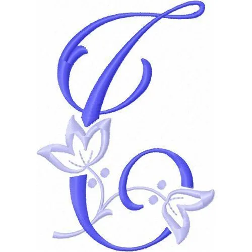 ABECEDARIO CON IMAGENES: ALFABETO CON BORDADO DE FLOR AZUL | Ideas ... ABECEDARIO CON IMAGENES: ALFABETO CON BORDADO DE FLOR AZUL | Ideas ...