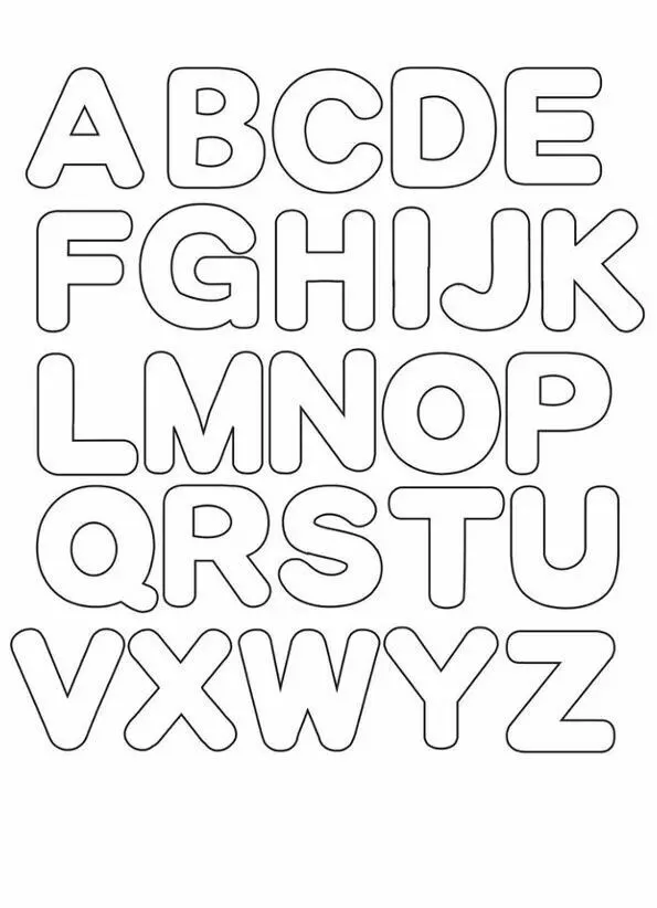 Abecedario imprimir | Como faz letra, Letras em feltro, Moldes de letras Abecedario imprimir | Como faz letra, Letras em feltro, Moldes de letras