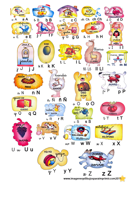 abecedario infantil para ninos - Imagenes y dibujos para imprimir-Todo ... abecedario infantil para ninos - Imagenes y dibujos para imprimir-Todo ...