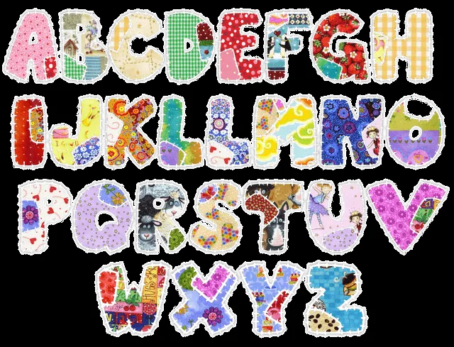 Letras del abecedario para patchwork - Imagui Letras del abecedario para patchwork - Imagui