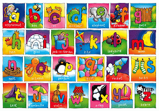 Abecedario en ingles para imprimir:Imagenes y dibujos para imprimir