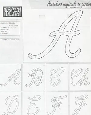 El abecedario en letra cursiva - Imagui