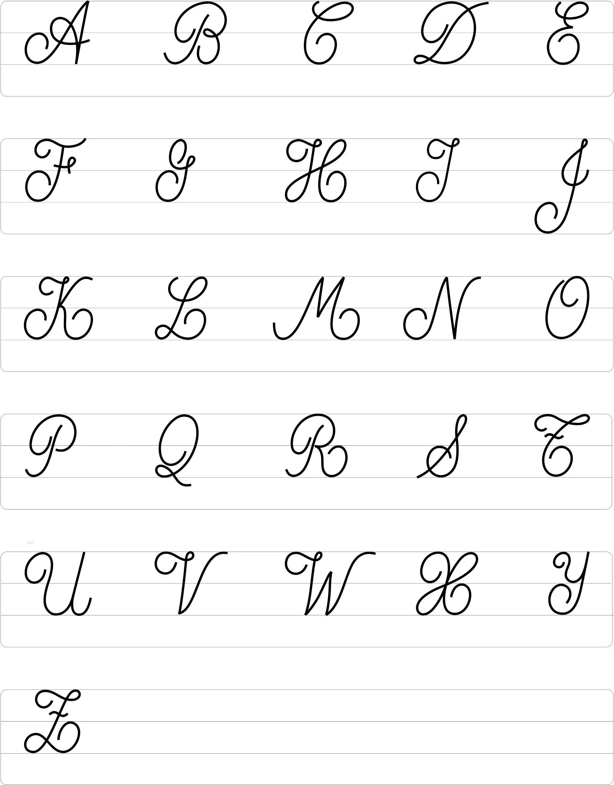 El Abecedario En Letra Cursiva Mayúscula C75 | Hand lettering worksheet, Hand lettering tutorial, Lettering guide El Abecedario En Letra Cursiva Mayúscula C75 | Hand lettering worksheet, Hand lettering tutorial, Lettering guide