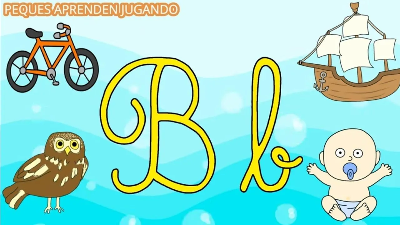El abecedario en letra cursiva para niños Mayúscula y minúscula Video de Peques Aprenden Jugando - YouTube El abecedario en letra cursiva para niños Mayúscula y minúscula Video de Peques Aprenden Jugando - YouTube