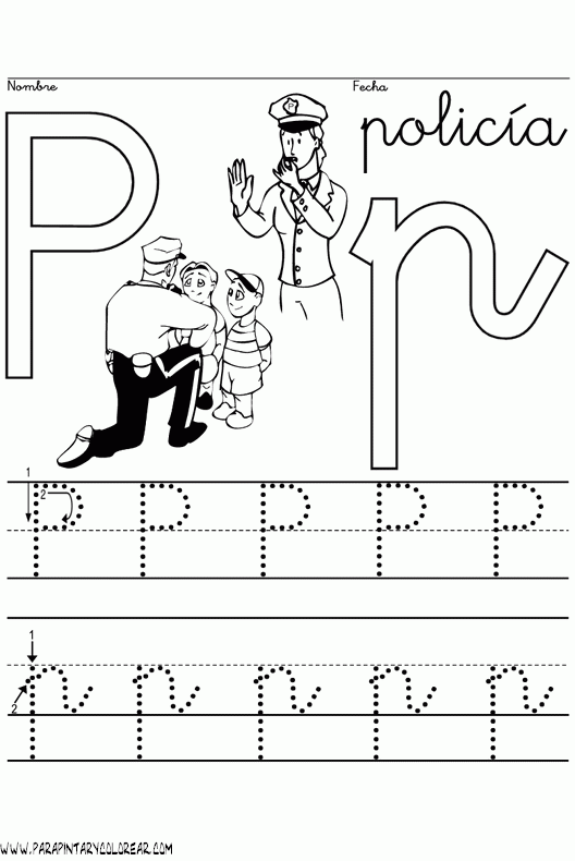 abecedario-para-pintar-letra-p ...