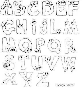 Abecedario en letras bonitas - Dibujos para colorear - aColorear Abecedario en letras bonitas - Dibujos para colorear - aColorear
