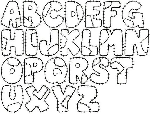Abecedario en letra de molde - Imagui