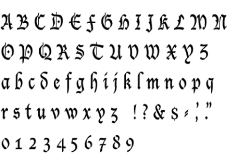Abecedario de letras góticas | imagenes | Pinterest Abecedario de letras góticas | imagenes | Pinterest