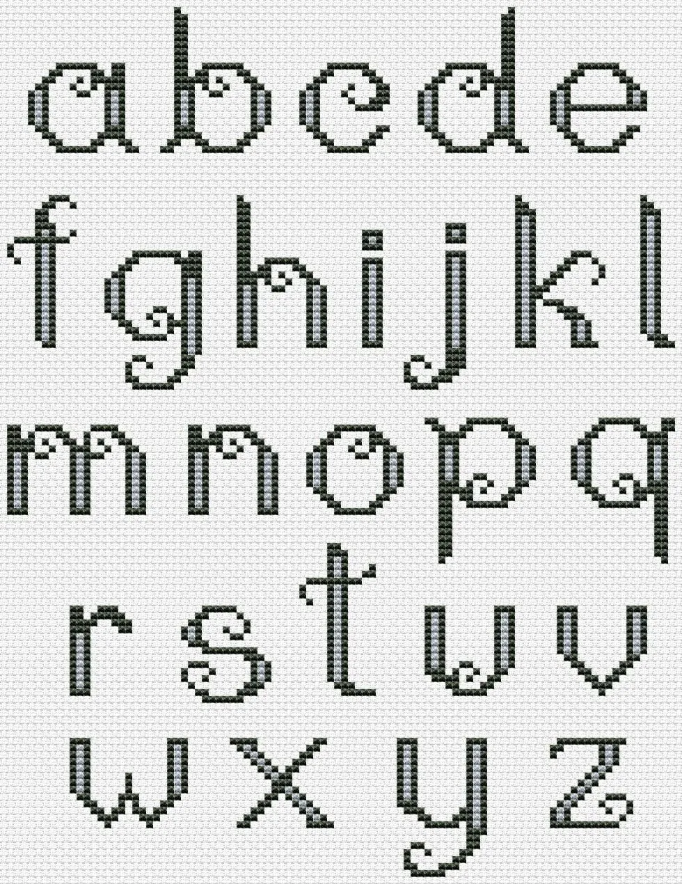 Abecedario letras en punto cruz Patron para bordar Descarga - Etsy México Abecedario letras en punto cruz Patron para bordar Descarga - Etsy México