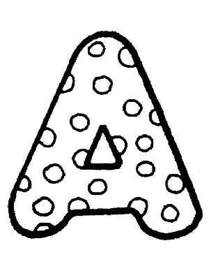 ABECEDARIO DE LUNARES PARA COLOREAR | Dibujos para colorear ABECEDARIO DE LUNARES PARA COLOREAR | Dibujos para colorear