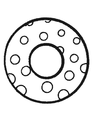 ABECEDARIO DE LUNARES PARA COLOREAR | Dibujos para colorear