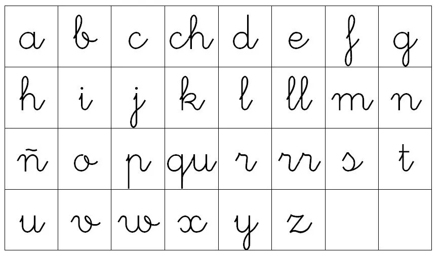 Letras de cartas abecedario - Imagui