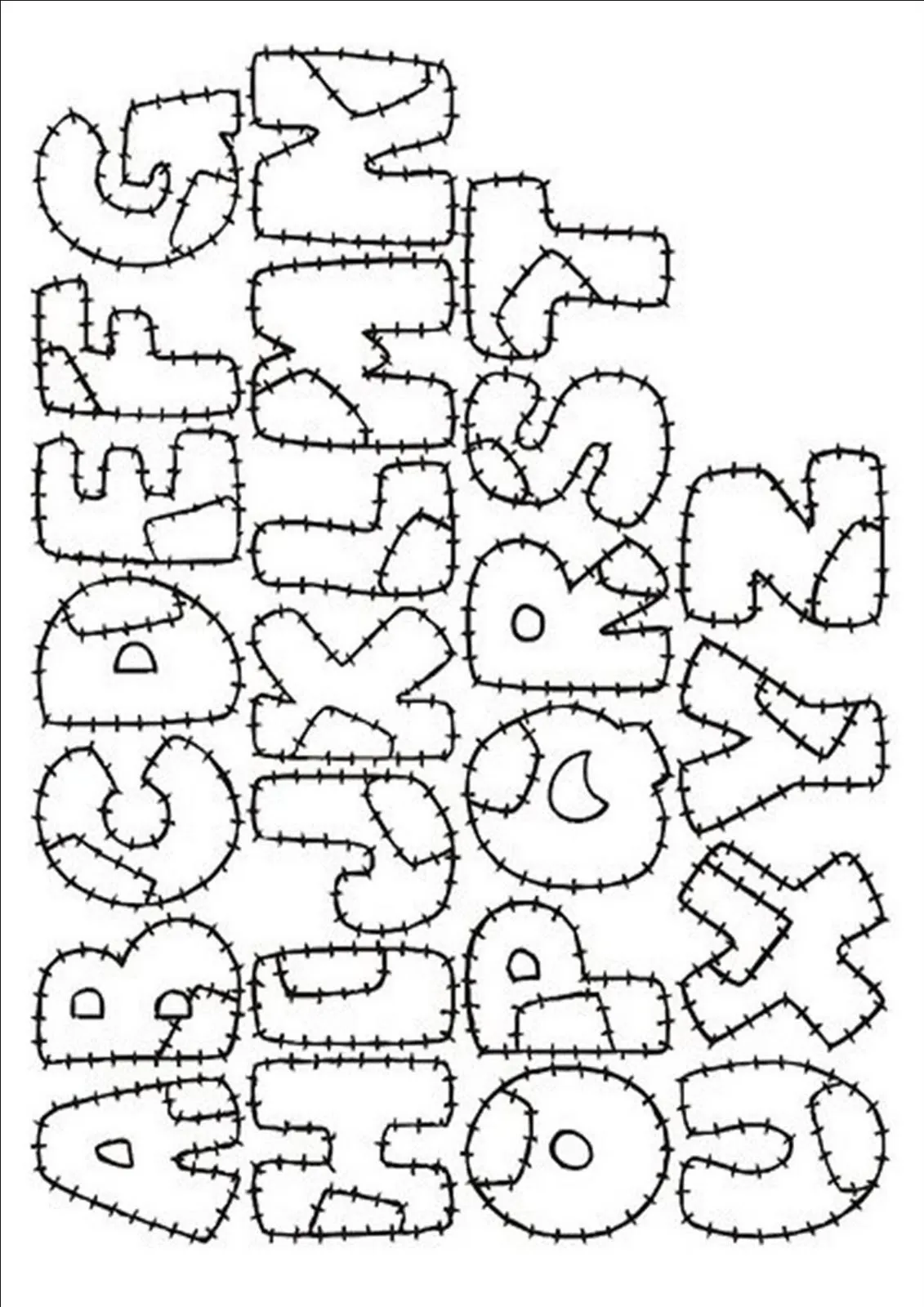 Abecedario de ositos para colorear - Imagui Abecedario de ositos para colorear - Imagui