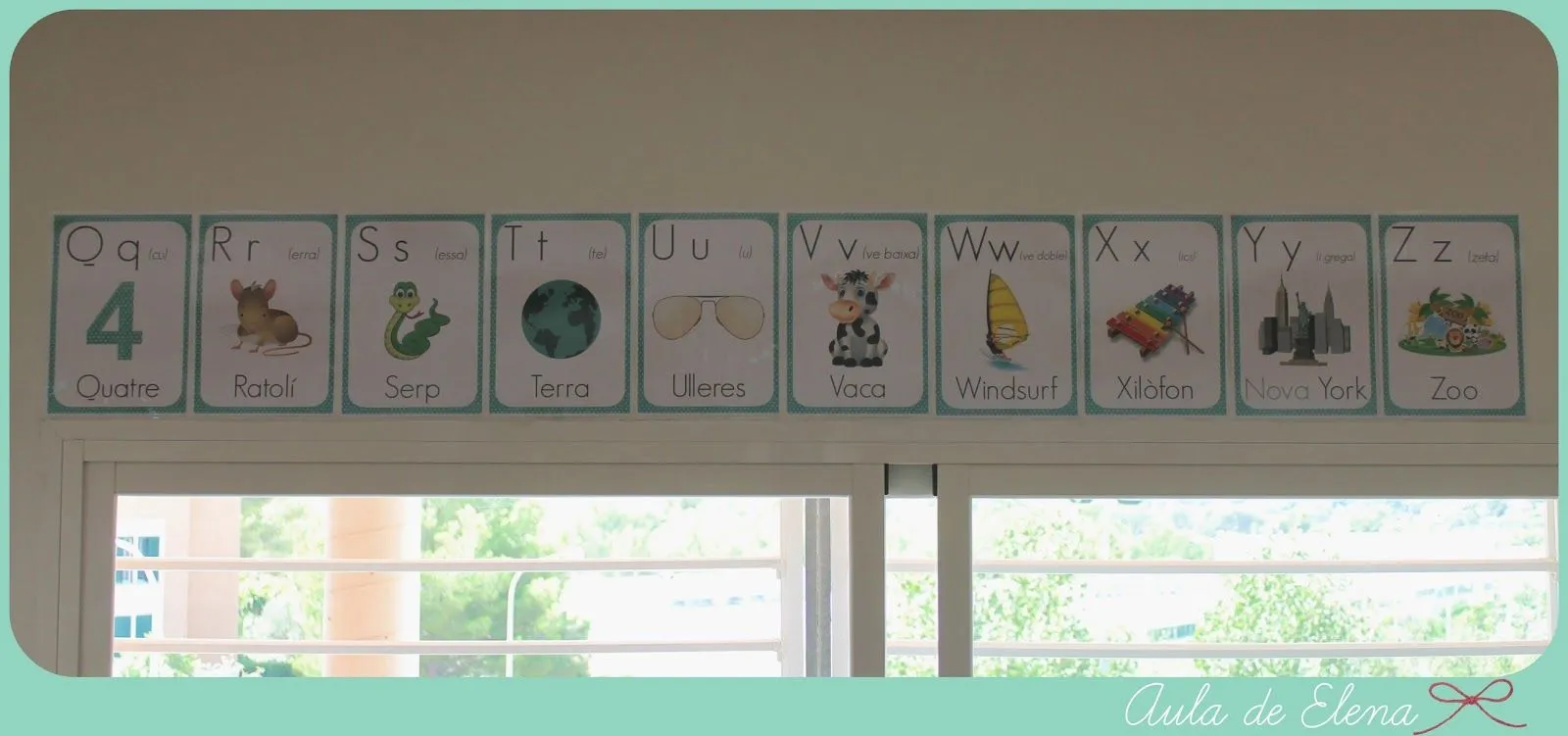 Abecedario para la pared del aula - Aula de Elena Abecedario para la pared del aula - Aula de Elena