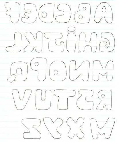 Letras del abecedario para patchwork - Imagui Letras del abecedario para patchwork - Imagui