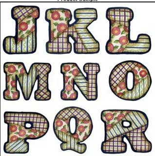 Abecedario para patchwork - Imagui