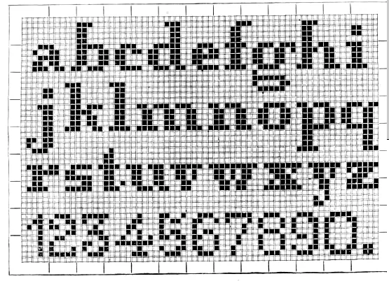 abecedario punto de cruz letras pequeñas - Buscar con Google ... abecedario punto de cruz letras pequeñas - Buscar con Google ...