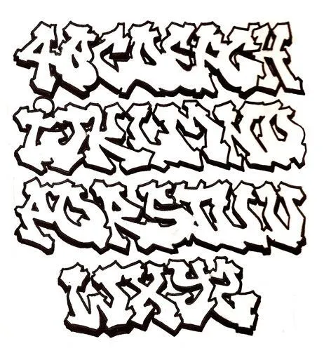Abecedario Tag Graffiti Bomba Estilo Tattoo Letras Para Graffitis ... Abecedario Tag Graffiti Bomba Estilo Tattoo Letras Para Graffitis ...