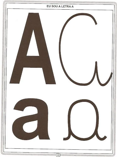 El abecedario en sus 4 tipos de letras - Imagui El abecedario en sus 4 tipos de letras - Imagui
