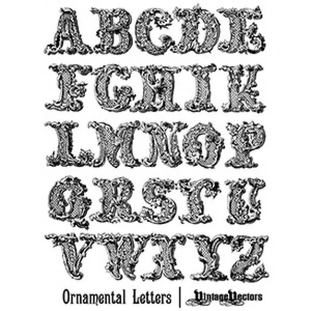 Letras bonitas abecedario - Imagui