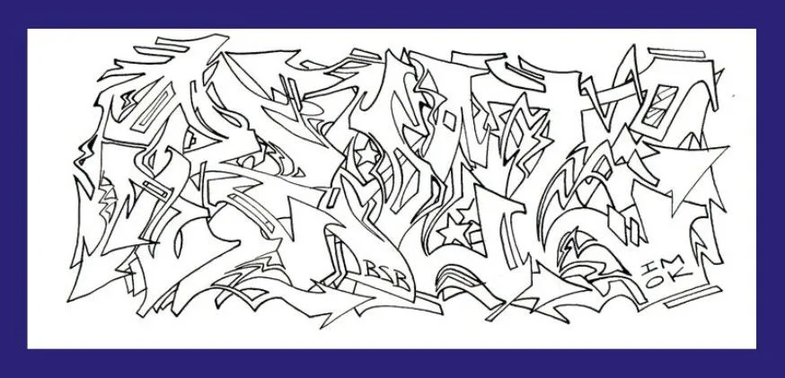 Abecedarios de graffitis enredados - Imagui Abecedarios de graffitis enredados - Imagui