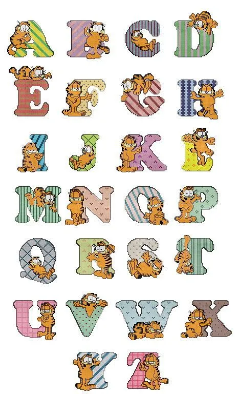 abecedarios infantiles punto cruz (2) | Aprender manualidades es ... abecedarios infantiles punto cruz (2) | Aprender manualidades es ...