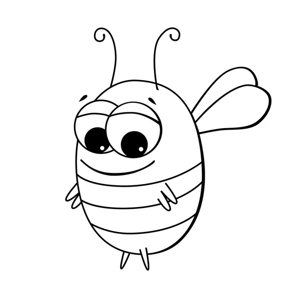 Abeja de dibujos animados Vectores de stock libres de derechos ...