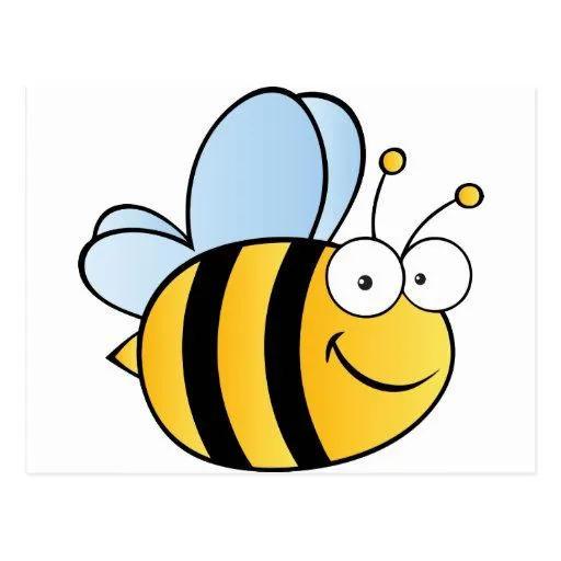 Abeja linda del dibujo animado postal | Zazzle Abeja linda del dibujo animado postal | Zazzle