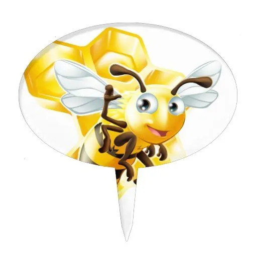 Abeja y panal lindos del dibujo animado figuras de tarta | Zazzle Abeja y panal lindos del dibujo animado figuras de tarta | Zazzle
