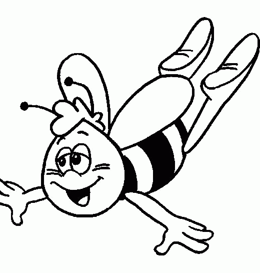 Abeja-para-colorear-online-520 ...
