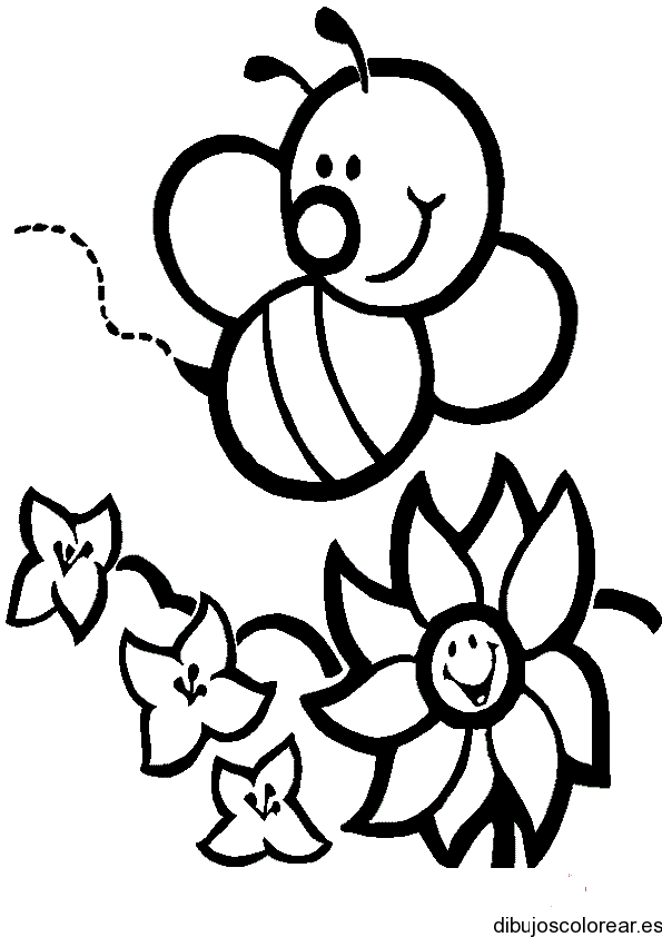 Abejas | Dibujos para Colorear