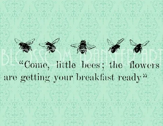 Abejas Ilustraciones digitales VIntage por BlossomTransferArt Abejas Ilustraciones digitales VIntage por BlossomTransferArt