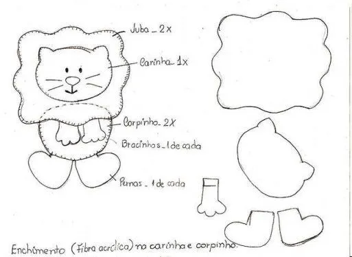 Abifomy Manualidades y Detalles: MOLDES LEON