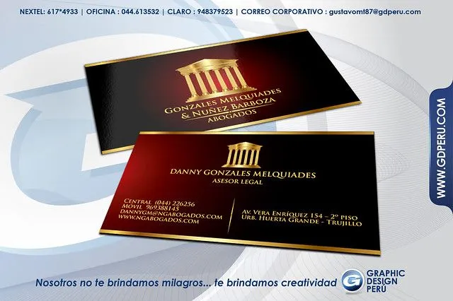 Modelos tarjetas de presentacion de abogados - Imagui