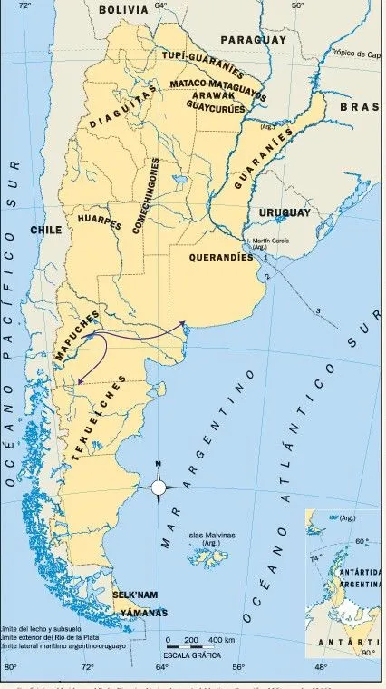Aborígenes argentinos - Escuela 10 DE 12: Distribución de ... Aborígenes argentinos - Escuela 10 DE 12: Distribución de ...