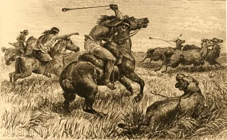 Aborígenes cazando – HOMERO VIRGILIO MEDINA Aborígenes cazando – HOMERO VIRGILIO MEDINA