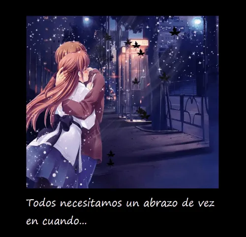 Abrazos tiernos anime - Imagui