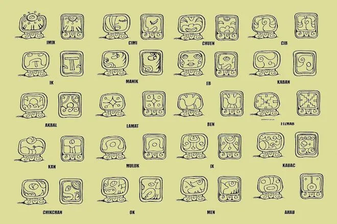 Abriendo Nuestro Interior.: Los 20 Sellos Mayas