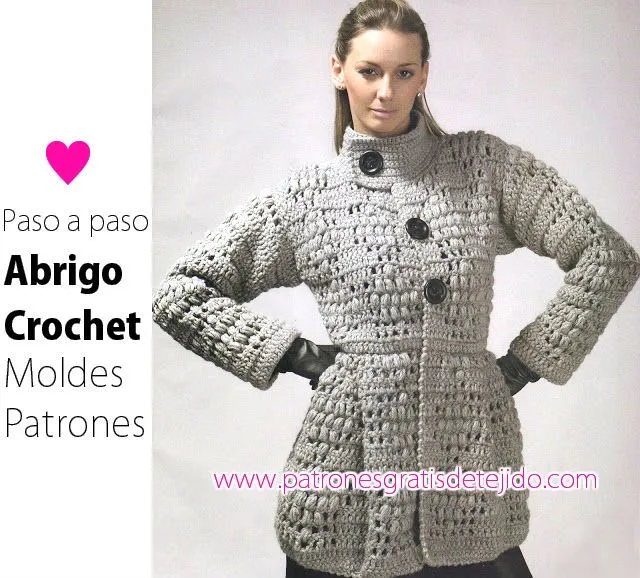 Abrigo Crochet para Nosotras / Paso a paso | Crochet y Dos agujas
