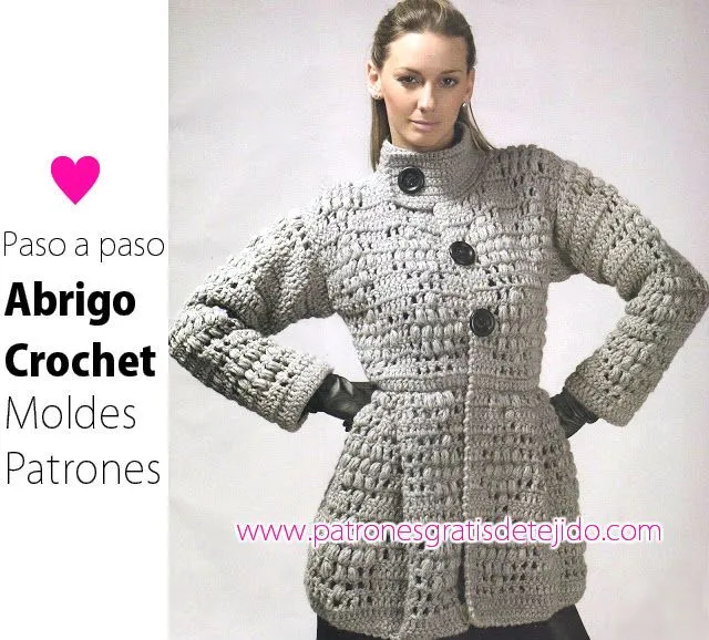 Abrigo Crochet para Nosotras / Paso a paso | Crochet y Dos agujas Abrigo Crochet para Nosotras / Paso a paso | Crochet y Dos agujas