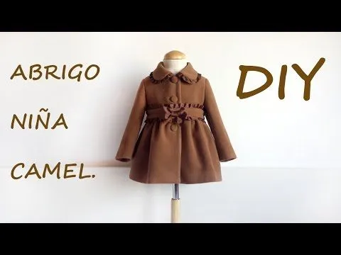 Como hacer un abrigo de niña camel. Patrones y moldes ropa ... Como hacer un abrigo de niña camel. Patrones y moldes ropa ...