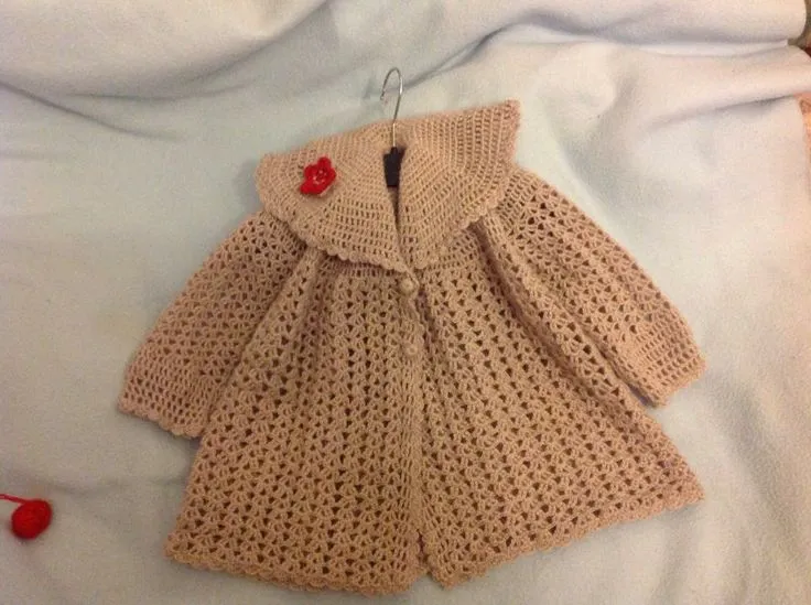 Abrigo para niña tejido en crochet | Abrigo para niña | Pinterest ... Abrigo para niña tejido en crochet | Abrigo para niña | Pinterest ...