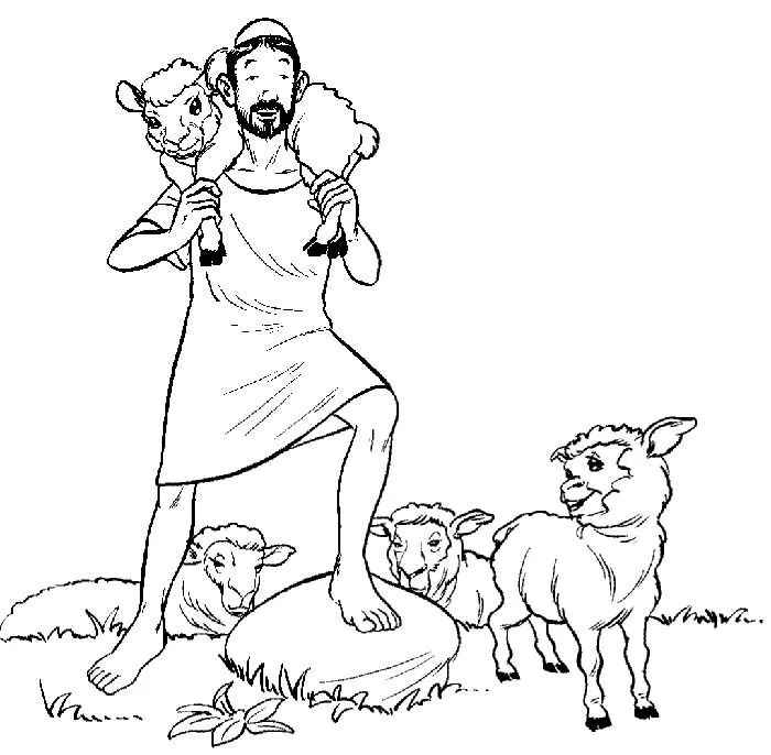 Dibujos de pastor con ovejas - Imagui