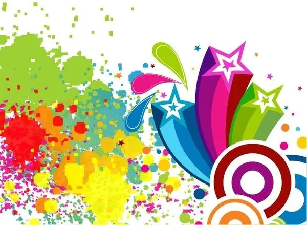 Abscract manchas de color de fondo de dibujo vectorial Vector de ... Abscract manchas de color de fondo de dibujo vectorial Vector de ...