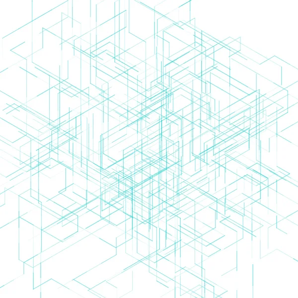 Abstract isometric computer generated 3D blueprint visualization ... Abstract isometric computer generated 3D blueprint visualization ...